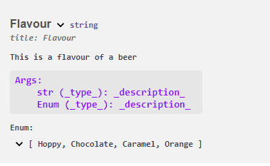 ENUM Schema