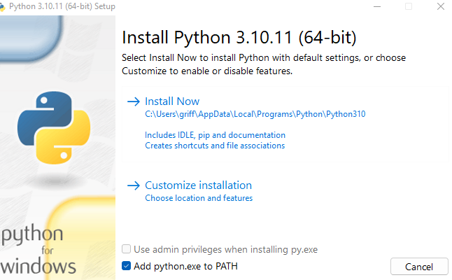 Python Install