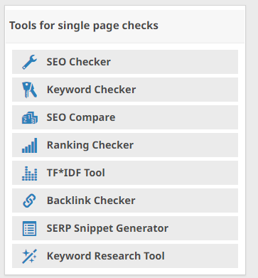 SEO Check Tools