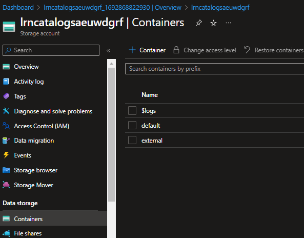 Create Containers