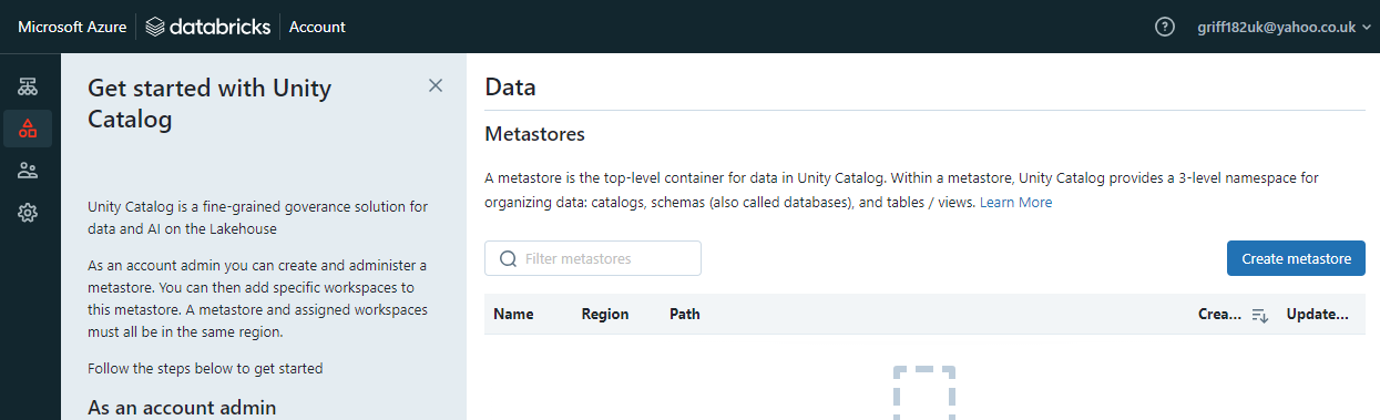 Create Metastore 01