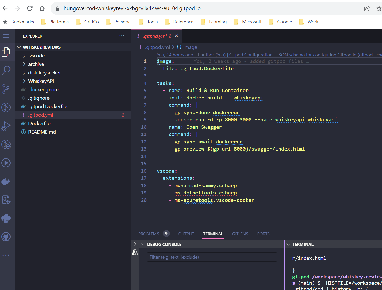 Gitpod Browser Experience