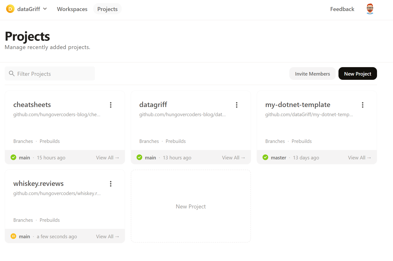 Gitpod Projects