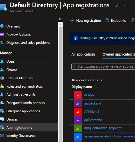 Azure App Reg