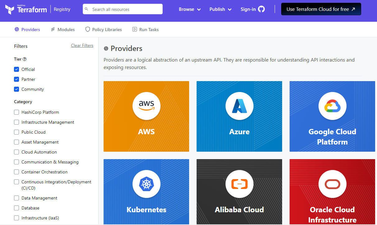 Terraform Providers