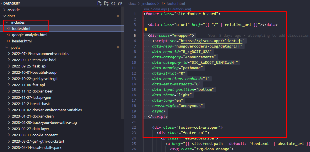 Footer File