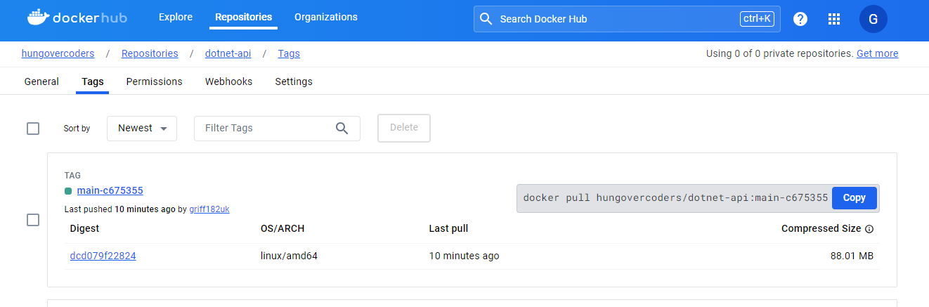 Docker Hub Version