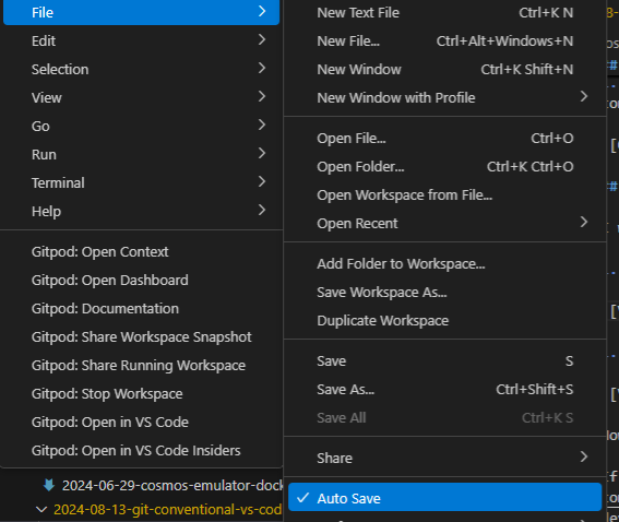 VS Code Auto Save