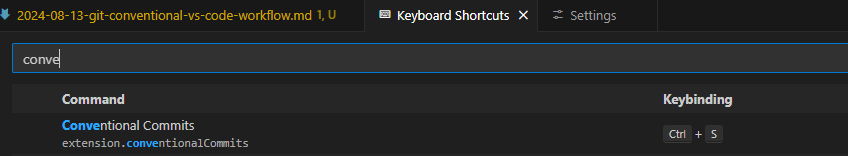 VS Code Keyboard Shortcut