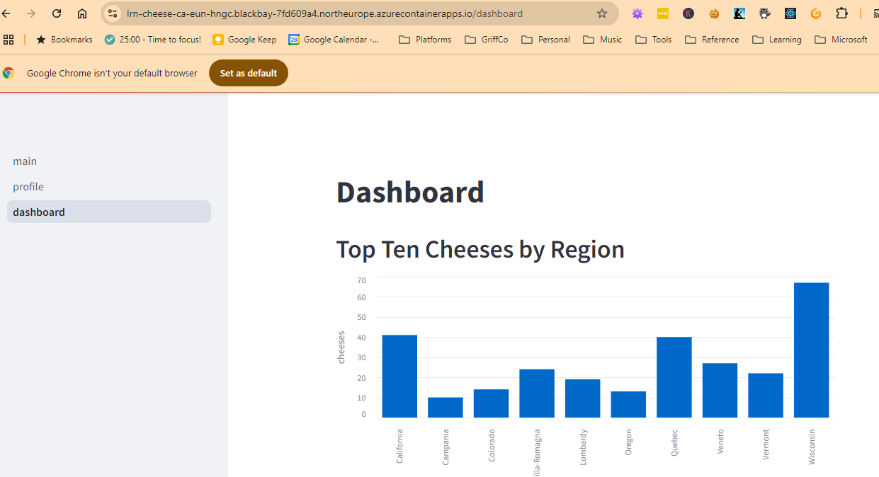 Container App Streamlit