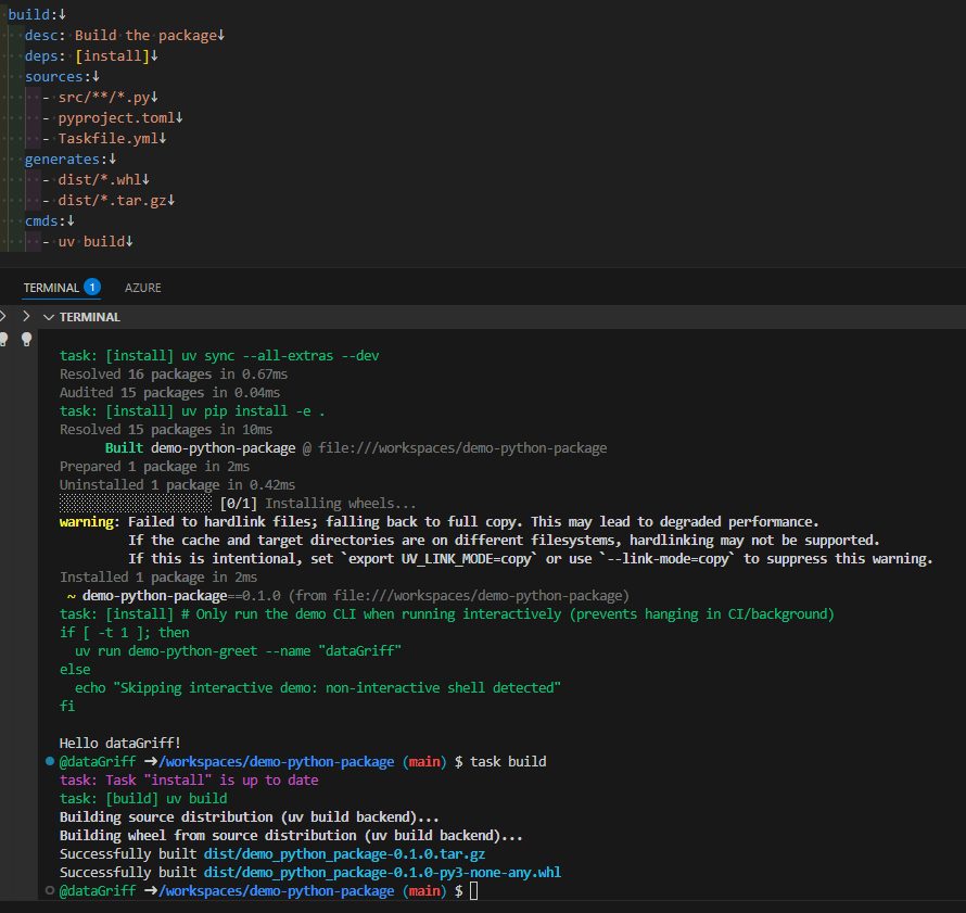 Taskfile Build
