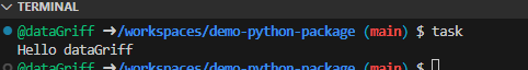 Taskfile Default