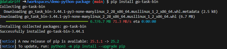 Taskfile Install