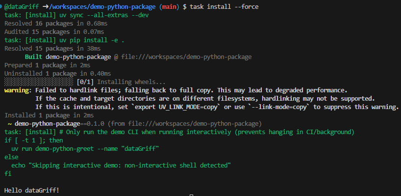 Taskfile Install